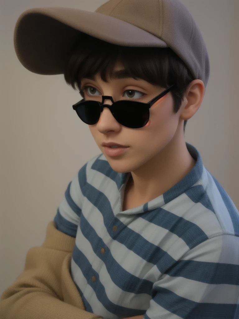 face with glasses