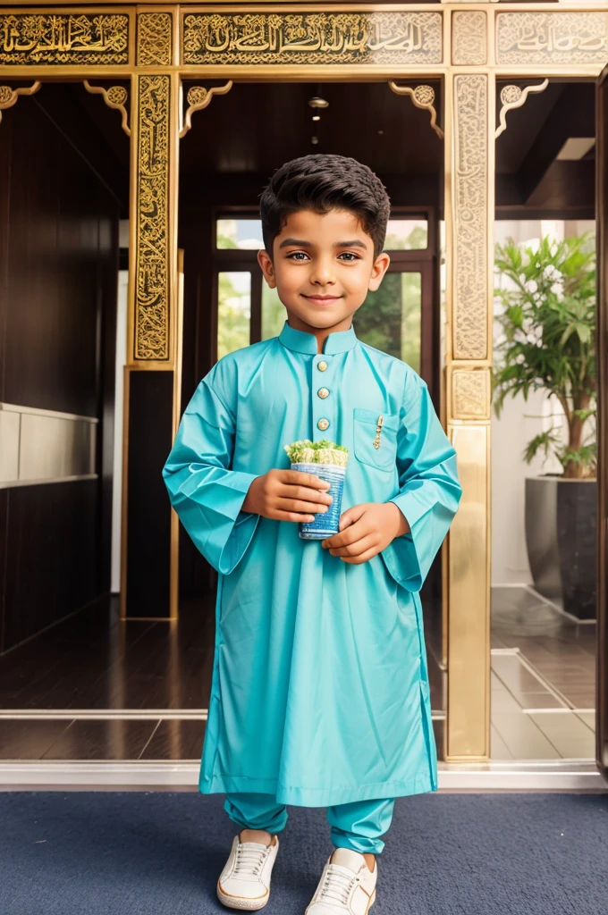 Wishing eid mubarak from idrees with happy and blessings