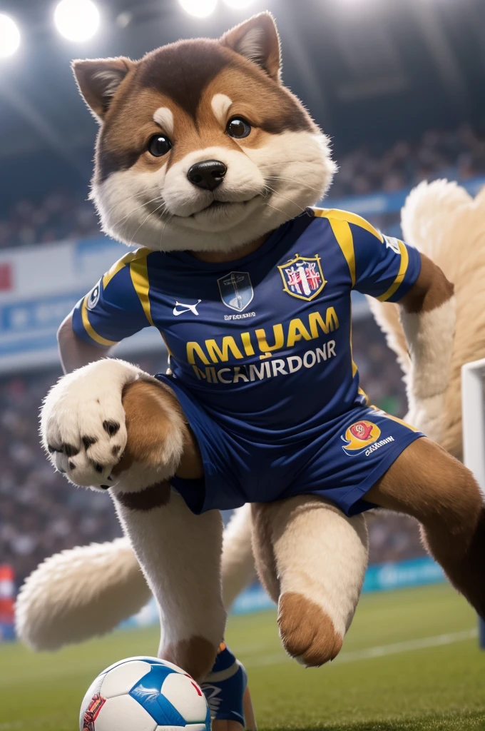 Mascote do esporte clube vitoria humilhando o mascote do internacional(todo machucado)