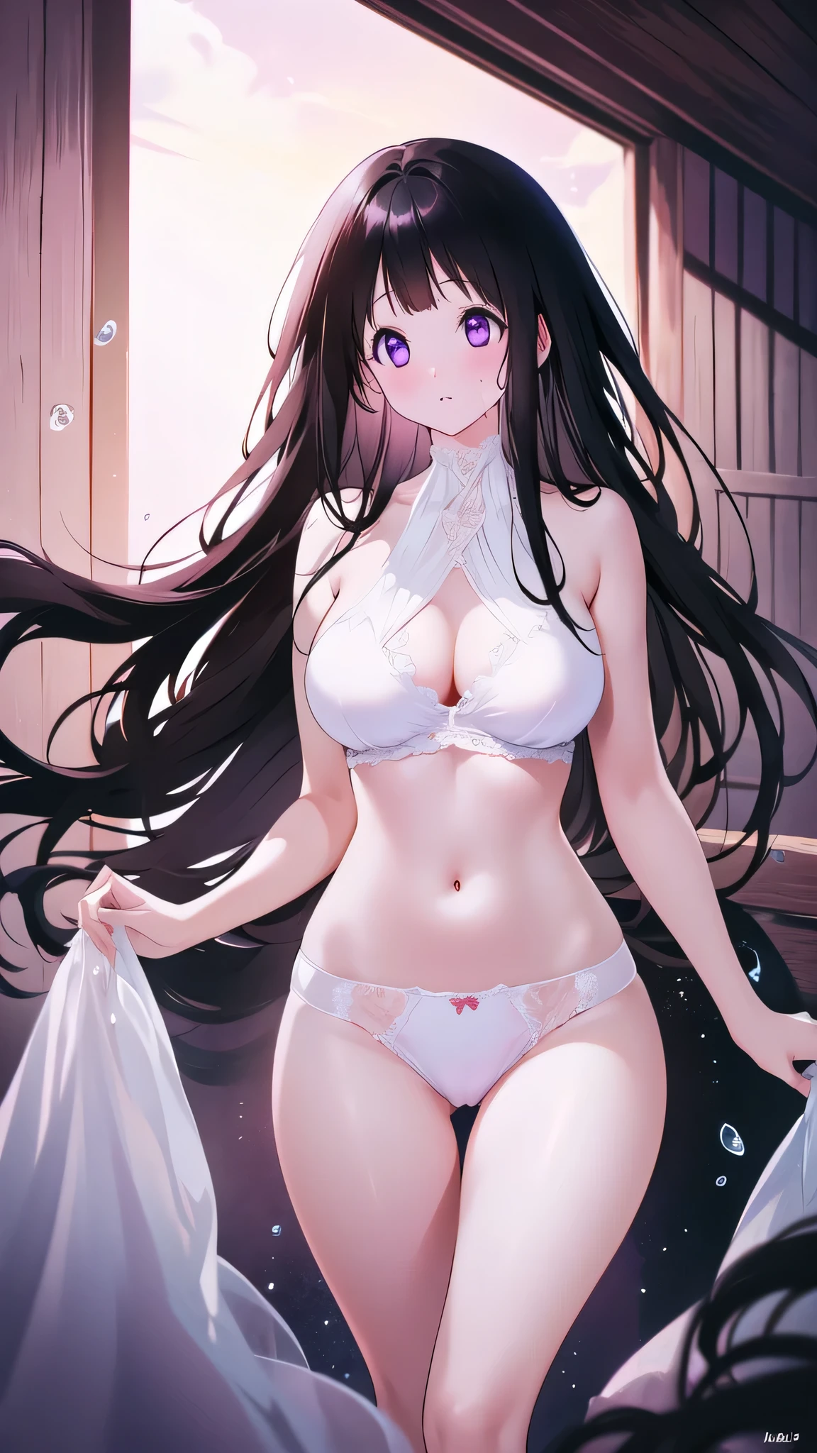 Beautiful Chitanda,There is only one beautiful girl,Purple Eyes, Black Hair, Natural straight hair, Straight bangs,Extremely refined,open your lips,Face is so red,Very white skin,Skin as delicate as porcelain,Glowing skin,big eyes,Flowing long hair,beautiful girl, Like a dream,Slim,Slim waist,Soft, (Sensual), (Kawaii), Dream quality,On ski,Sweaty and sweaty,Profile,Side breasts,Lower breasts,Underwear Rain,(Completely naked),Gluteal groove,Completely naked back,nacked hip,Bare belly,very close,Deep V neckline,Loose neckline,Beautiful big breasts,No pants,Delicate clavicle,Delicate hands and feet,Bare neck,There is no decoration on the neck,Bare thighs,Exposing the groin,Camel toe,extremely shy,Ultra-high resolution, (masterpiece:1.2, best quality), (Delicate and beautiful eyes: 1.2), (Beautiful and delicate face)