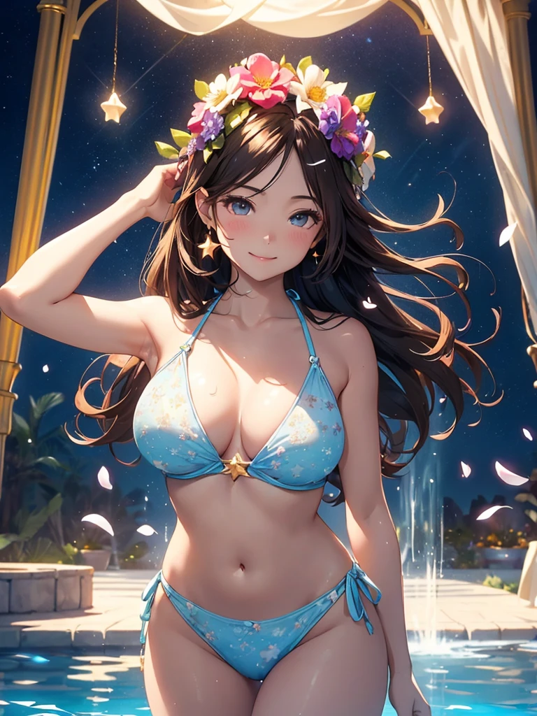 最high quality、1 woman 、Beautiful foam、Bathing、、CourtyardShining 、NP: Worst quality ,Flower fractal art Wet、、Beautiful shot, radiance,High-definition depiction, Realistic, 8k, Unity, beautiful Shot, light smile, Beautifully and vividly drawn, , Beautiful, beautiful, clear skin、sexy,Beautiful swimwear、Countless rays of light pouring down, Swirling Light, big background, Raise one arm above your head, Intense light is emitted from the magic circle in front of the girl. flower、Particles of light、
Romanticism,Cowboy Shot: The most beautiful form of chaos, Mr..々color, Intertwined flowers, Particle,magical gentle light,smile,sexy,image quality、masterpiece、Beautiful Face、Super beautiful woman((Big breasted 22 year old office lady、Nipples、Bust 100,Beautiful long ironed hair 、Brown Hair,height: 165cm。、sexy、Esbian、、high quality、、background((Star Narski)))、Starry Sky、Visual art、Written boundary depth、、universe、Happy smile、Gentle light、elegant、ticker beautiful decorative、、magic、Pool、Beautiful Landscape、A kind smile、wonderful、Fluttering petals、Dance happily、、Cultivate fantasy、、Mystery light Lots of flowers、、art、palace, art,mystery,Ultra-high resolution,atmosphere