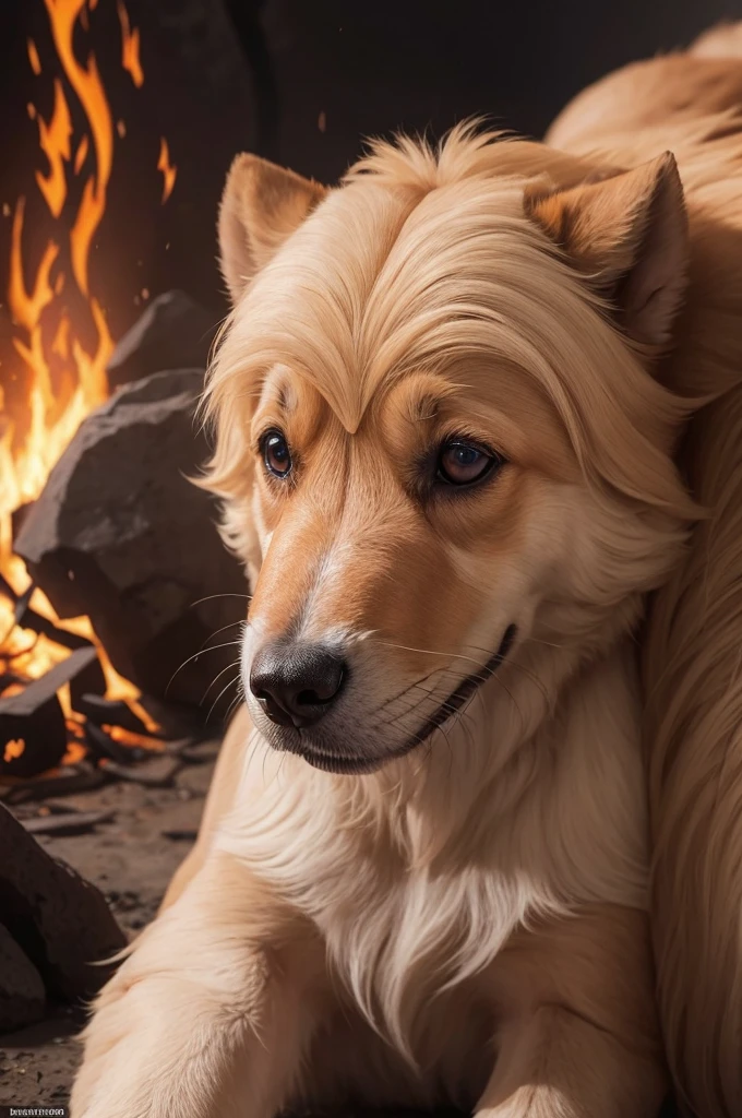 Crie uma elfa poderosa de belena sombria. Parda de cabelo liso longo e pretos. Olhos castanhos e com 33 cachorros do inferno em sua volta.