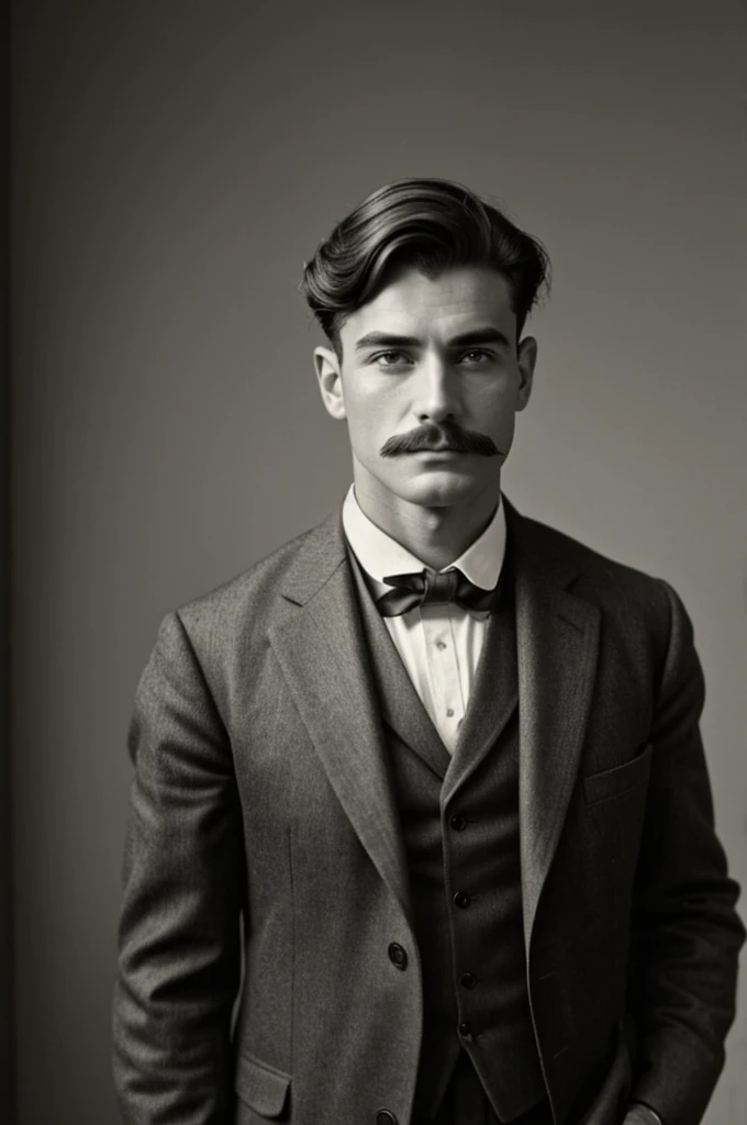 a masculine man from the 1900s
