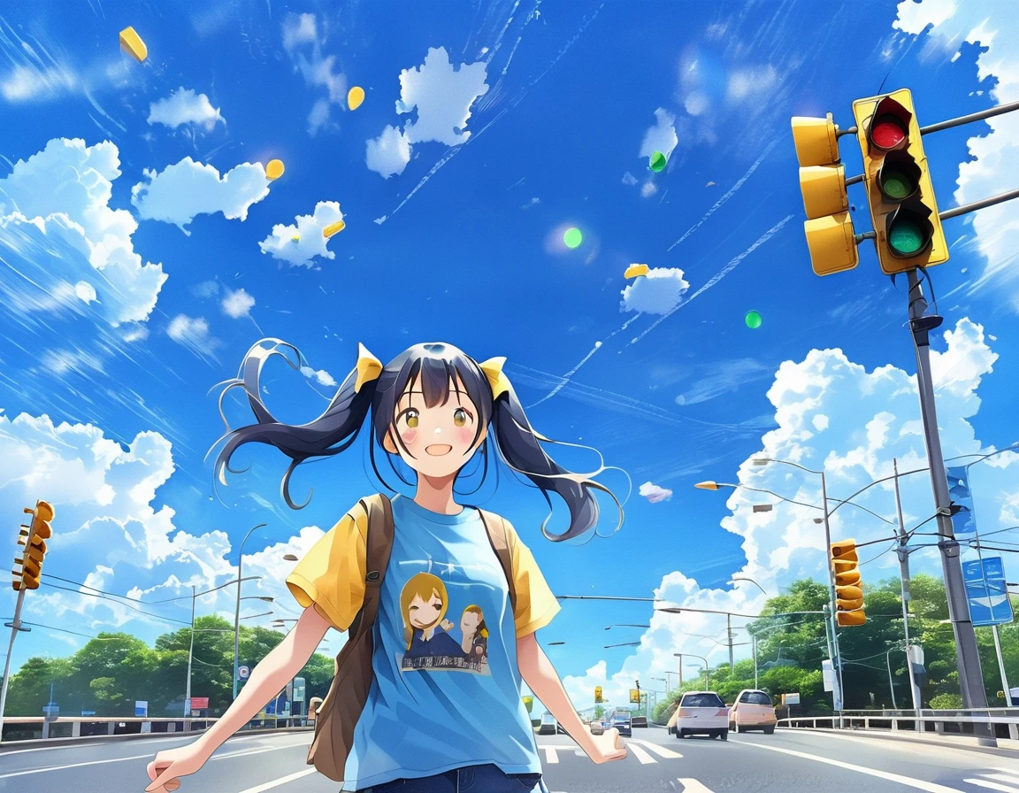 NSFW,{A giantess},{1个Giant Girl},{urinating}clouds, looking over city, mountain ranges, tmasterpiece, Best quality, The content is very detailed,tmasterpiece,Best quality,offcial art,extremely detaild的 CG unified 8k wallpapers,{{{A giantess}}},Huge girl,1 girl,modern miniature city,pissing,No shoelackstockings},squatt,face flushed,comfortable expressions,pissing,urine,Nourishes urine,urine squirting,Urine gives off steam,Modern miniature city squatting and peeing ,The city is full of urine,