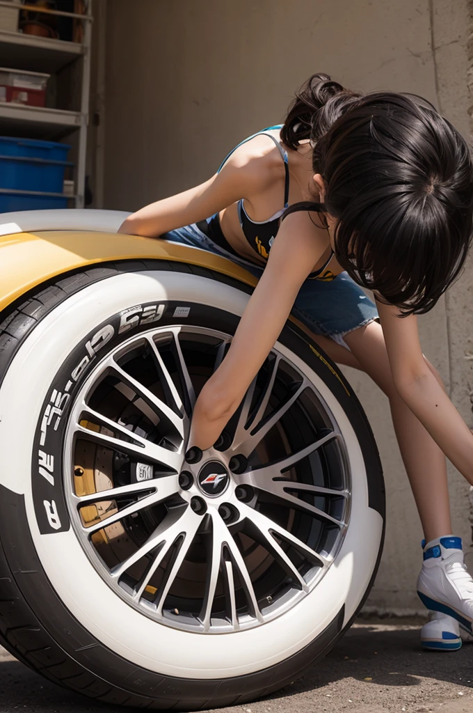 Wheel painting
