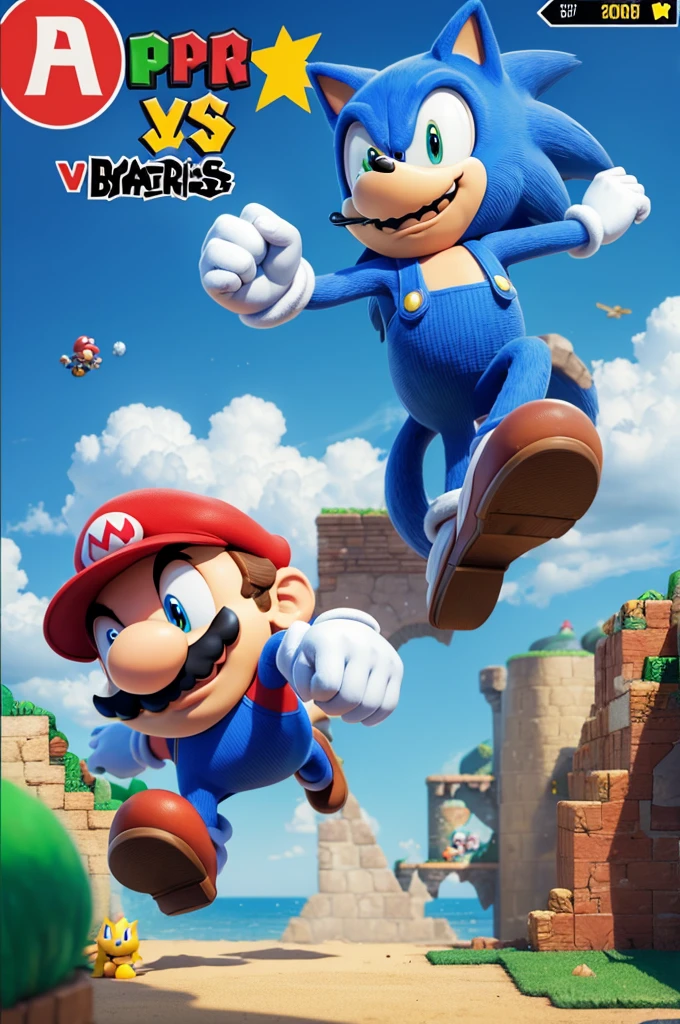 Super Mario Bros  Vs  Sonic 