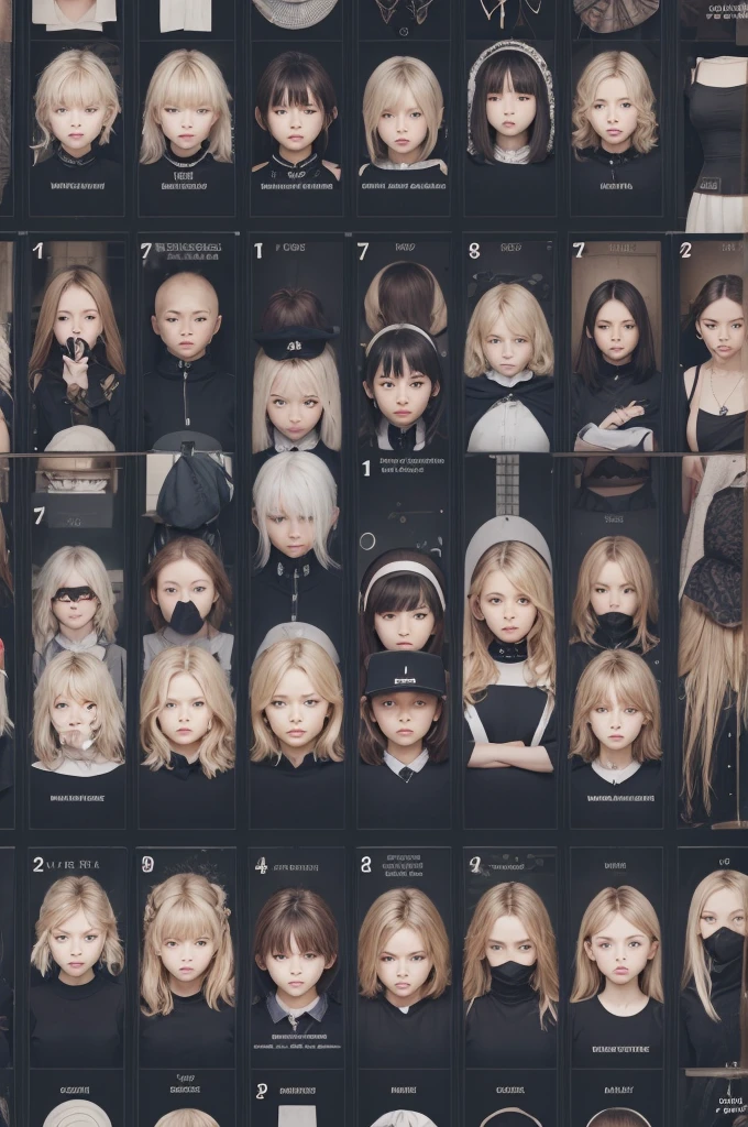 (focus, Through wall, Glory wall pose:1.2), SchoolGirls wearing uniforms with white Thongs, Red ribbon, Glistening ivory skin, name plate, no legwear . Different types of hair colors, (((NOGIZAKA face variations)))  Extremely Detailed very KAWAII face variations, perfect anatomy, Chi, captivating gaze, elaborate detailed Eyes with (sparkling highlights:1.2), long eyelashes、Glossy RED Lips with beautiful details, Coquettitongue, Rosy cheeks . { (Dynamic joyful expressions) | :d) }, Random eye color, (large eyes:-1), (Acutance:0.85) . Assfocus