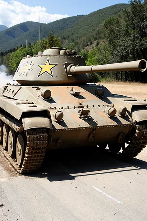 Destroyed Tank