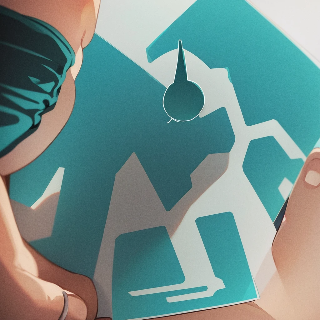 Create a sticker that says Fuck Off in turquoise with a transparent background.