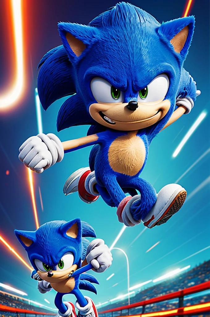 Animal inspirado en Sonic 
