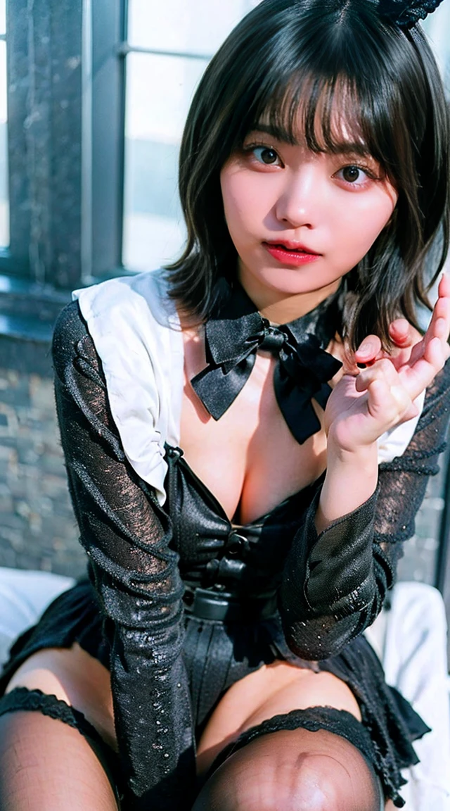 Playboy Bunny,Bunny ears, black Bunny ears, fake Bunny ears, pantyhose, black pantyhose,bow tie, Wrist cuff, Black leotard, (8k, RAW Photos, Highest quality, Tabletop:1.2), (Realistic, photo-Realistic:1.4), (extremely detailed 8k wallpaper),Photo of a beautiful Japanese idol Age 25 woman.(8k、RAW Photos、Highest quality、​Tabletop:1.2)、beautiful日本人女性、Laughter、Looking into the camera、（Get on all fours：1.4）、Pose with buttocks sticking out back、dorsal position、(it is)、(Detailed skin:1.2),(Shiny skin:1.1),8k,Highest quality, Tabletop, Ultra-high resolution,(PhotoRealistic:1.4), RAW Photos,(Soft saturation:1.3),(Fair skin:1.2),1 Female, compensate,(lipstick:1.1),(Eyeliner:1.1),mascara, eye shadow, Glamour, (Large Breasts:1.2), Semi brown hair, Medium Hair, Long-haired, Asymmetrical Hair, Asymmetrical bangs、Japanese women, Age 25、 pantyhose, （（Highest quality））， （（Intricate details））， （（Ultra-Realistic realism））， Ridiculous Resolutions， Japanese women, Age 25，Natural Makeup, lipsticks， Very detailed， Awareness-raising， One girl， （Exposed big ass:1.4）, (Exposed buttocks:1.4),　Featured "The details of the image, Especially the details of the eyes, Emphasis on realism. この公式アートUnreal 8kの壁紙はVery detailedです, beautiful, 審美的な​TabletopとHighest qualityの. Use dynamic angles、It expresses the elegance and romance of the image.。. This character has large breasts, And the camel toe shape."Super detailed description、beautiful buttocks exposed、It has come out、The shape of the genitals is clearly visible、Legs wide open、erotic、Ultra-fine coating。Bed with white sheets、Kind Face、Secretary room