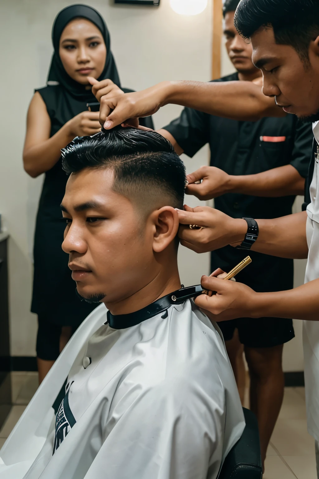 Buatkan Ucapan Selamat Idul Adha di instagram untuk pengikut Barracuda Barbershop Lamongan