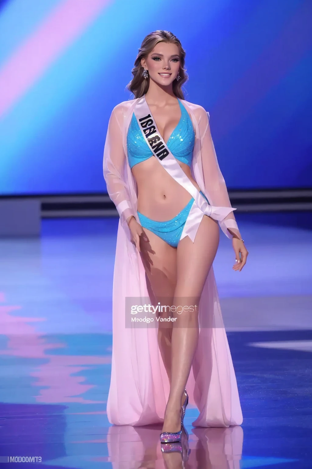 concursante de miss estados unidos, stephanie vandervoet, walks the runway during the Miss Universo pageant at the mgm, Miss Universo, 2 4 year old female model, fake images, bikini model, rendering of beauty pageant, his hand is on her waist, genevieve o&#39;reilly, wears a bathing suit, young swimsuit model, tomado en 2 0 2 0, the owner of this property