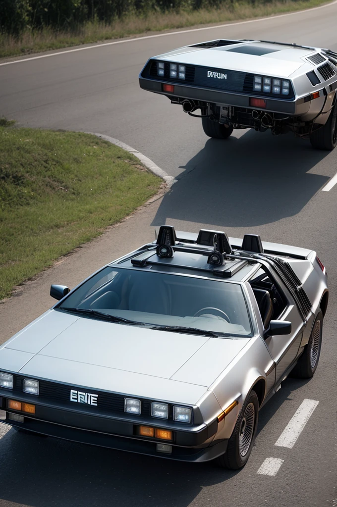 Crie imagem do DeLorean no Filme De Volta Para o Futuro