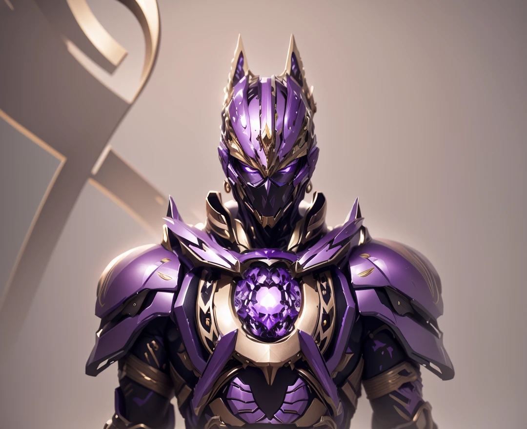 The color changes to purple and gold,Some purple and gold(Ensure its layering and armor texture,Purple is the main color,Add some gold for decoration)