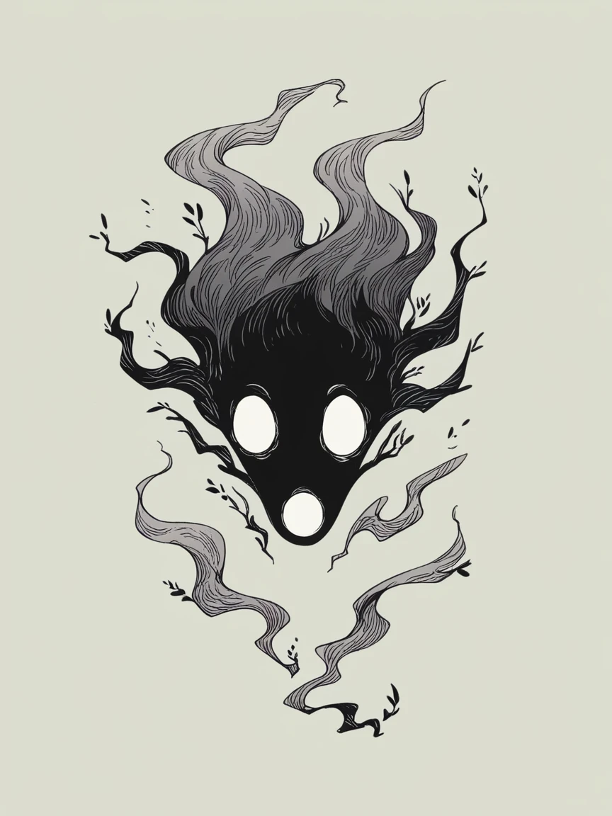 score_9, score_8_superior, score_7_superior, score_6_superior, w00f, Simple Background, One boy, Hollow Eyes,