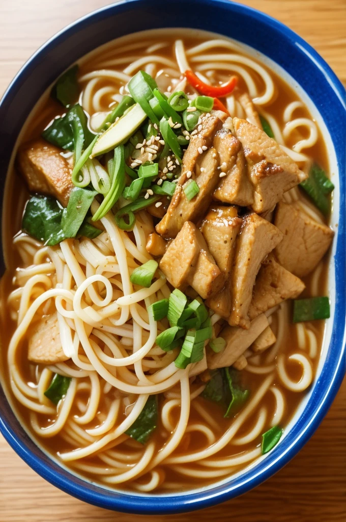 Korean Noodles in a Bowl