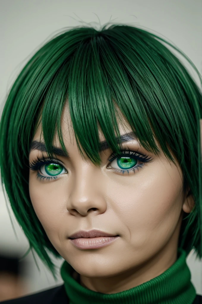 noodle con ojos verdes