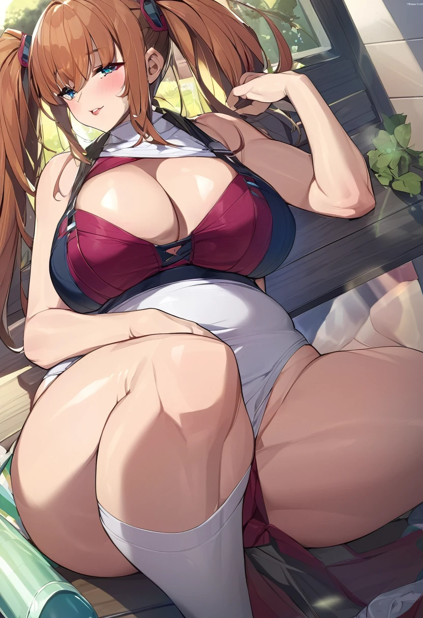 Beautiful girl huge