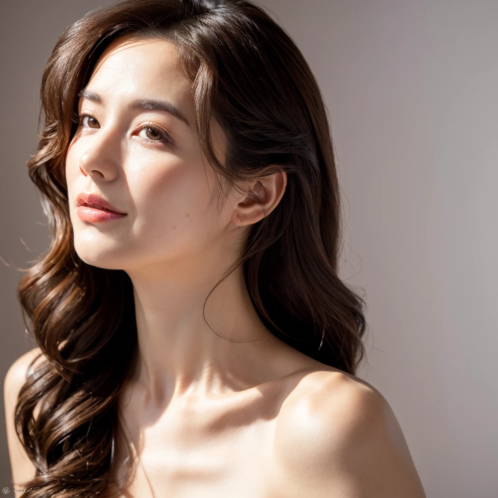 Beautiful mature woman with wavy long hair, Sexy beauty, Ultra-high resolution,(Realistic:1.4), ((Highest quality)), ((masterpiece)), (be familiar with),
