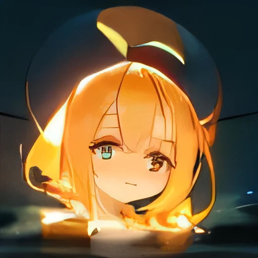 1 garota de anime sorrindo de cabelos azuis e olhos azuis, fundo simples, solar lighting, melhor qualidade
