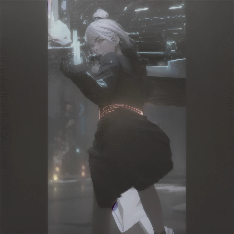 ((La mejor calidad)), ((obra maestra)), (muy detallado:1.3), ..............3D, Beautiful (cyberpunk:1.3) Mujer hacker, peinado corto,pelo corto, Volver al visor, cabello grueso, Terminal de ordenador operativo, Pantalla montada en la cabeza, computer server, Pantalla LCD, fiber optic cable, Logotipo de la empresa, HDR (High Dymanic Range), Trazado de rayos, NVIDIA RTX, Super resolution, Irreal 5, Subsoil Scatter, Textura PBR, Post-procesamiento, Anisotropic filtering, profundidad de campo, maximum sharpness and sharpness, Texturas multicapa, Albedo y Highlight Maps, Sombreado de superficies, Accurate simulation of light-material interactions, proporciones perfectas, Renderizado de octanaje, duotone lighting, ISO bajo, balance de blancos, Regla de los tercios, amplia apertura, 8K RAW, efficient sub-pixels, sub-pixel convolution, glow particles, dynamic  pose
