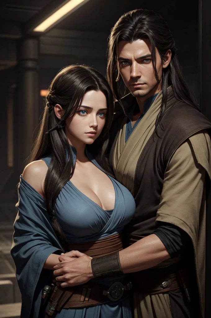 Beautiful Jedi. Eligent. Jedi bastila shan. Beautiful eyes and hair. Most beautiful Jedi ever. Big breast
She is hugging her little brother