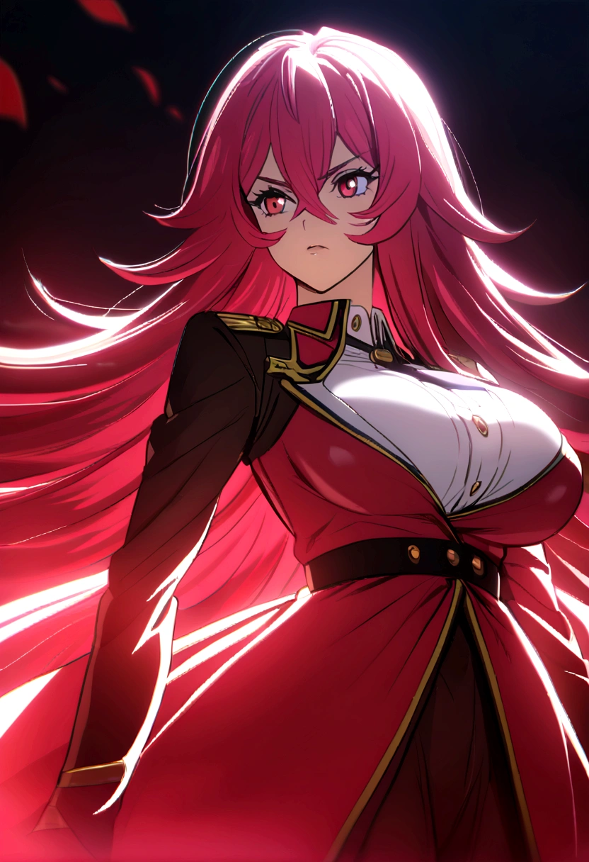 Garota anime big tits cabelo rosa