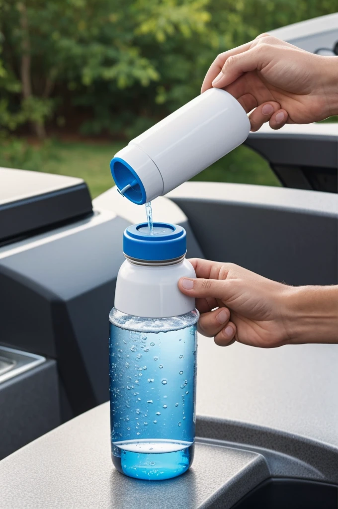 The water bottle can adjust the temperature as desired.