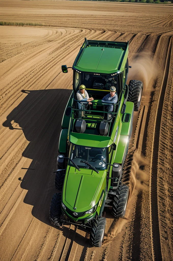 John Deere tracter stunt photos 