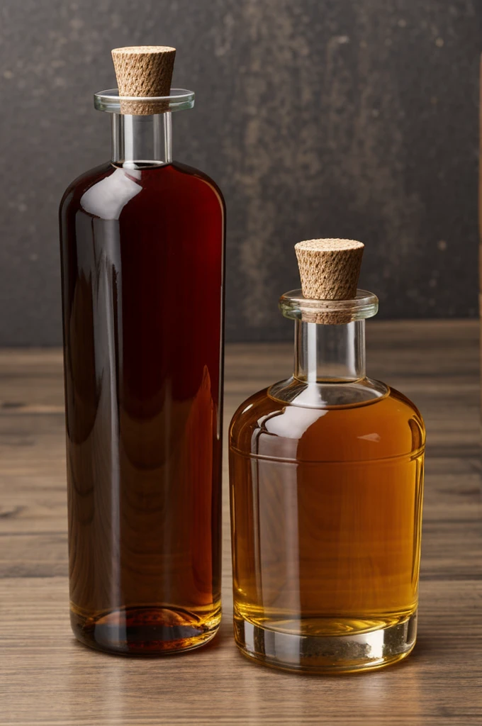 Cane liquor bottle