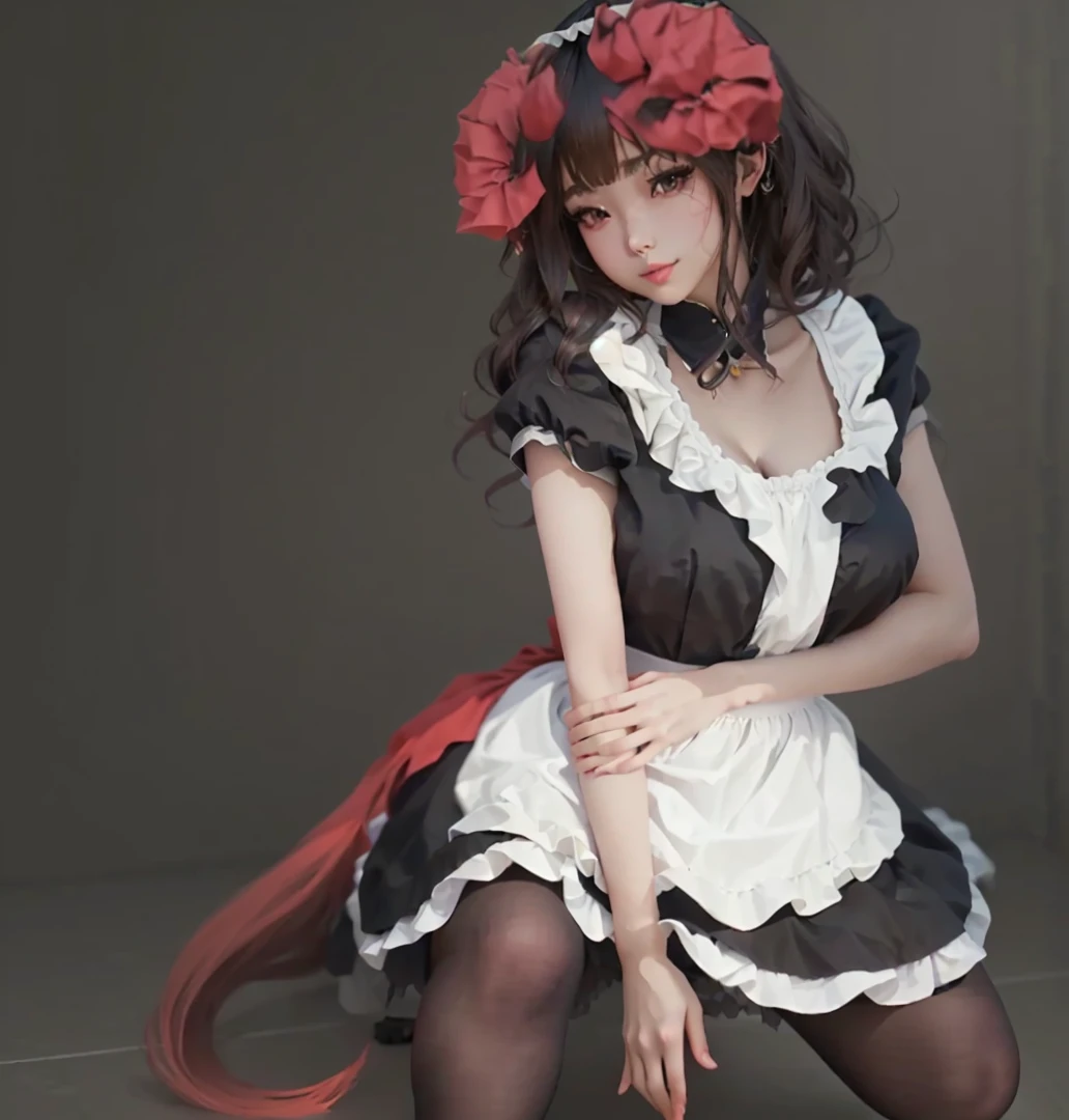 Red corner，Wearing a black and white dress、Anime girl with a red tail, 穿着Maid costume的动漫女孩, 穿着Maid costume的动漫猫女孩, demon动漫女孩, Produced in collaboration with Anime Painter Studio, maid outfit, Anime styled 3d, pixiv 3dcg, Anime style. 8K, In the anime painter studio, Gu Weiss, 紧身短裙的SuccubusClose-up：one名身穿Maid costume的女子跪在瓷砖地板上, Realistic anime 3D style, 3d anime，short hair， Anime CGI, Live2d 虚拟 YouTuber Model, Gu Weiss, Anime style 3d, Produced in collaboration with Anime Painter Studio, Anime CGI style, Popular on cgstation，Image of woman in black dress sitting on tile floor, Sakimichan Institute of Human Development, Sexy pose, 3d anime 逼真, Popular on cgstation, [ 4K Reality ]!!, [ 4K Reality ]!!!, [ 4k digital art ]!!, 逼真的动漫女孩Rendering, Elegant posture，Close-up：one位身穿黑色连衣裙的女士坐在瓷砖地板上, Daz 3D, Daz 3D, daz 3 d, one, Elegant posture, daz studio genesis one female, daz studio genesis one, In wlop style, daz studio 3d, Daz 3D genesis one shaders, 逼真的动漫女孩Rendering，Close-up：one位身穿黑色连衣裙的女士坐在瓷砖地板上, 在 poser 中Modeling, Daz 3D, Daz 3D, daz 3 d, 3D DAZ Occlusion, Soft diffuse lighting, daz studio 3d, Casual posture, Subsurface scattering skin, Subsurface scattered light, 姿势Model, 米拉贝尔·牧歌的Rendering图，woman，Succubus，Maid costume，detail，HD，Model，暗short hair，8k，黑白Maid costume，Sheep hornsSuccubus，Sheep horns，demon尾巴，Succubus，红Sheep horns，Sheep horns，Sheep horns，Sheep horns，The red one is the tail，demon女仆，demon，3dModel，Modeling，zbrush，Rendering，detail，