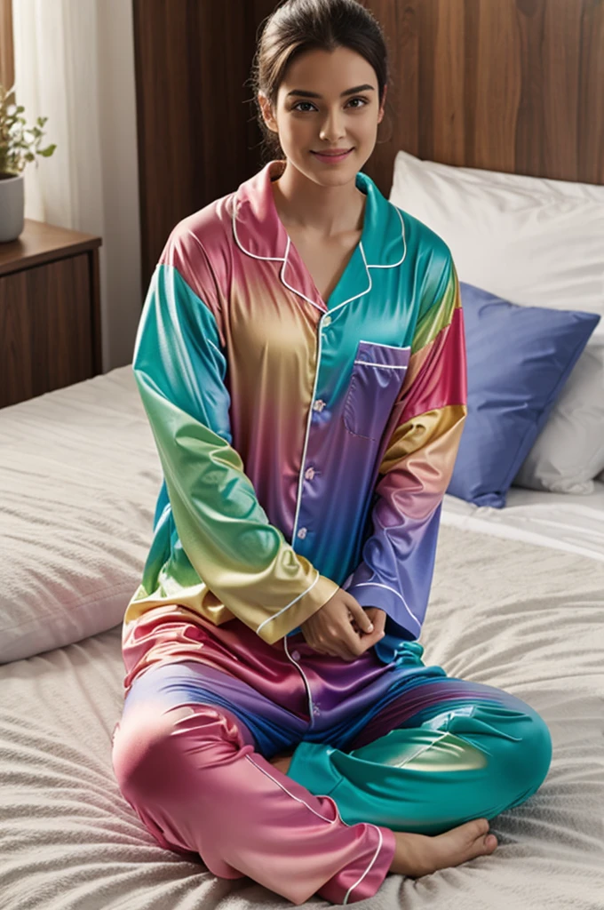 Invisible rainbow pajamas