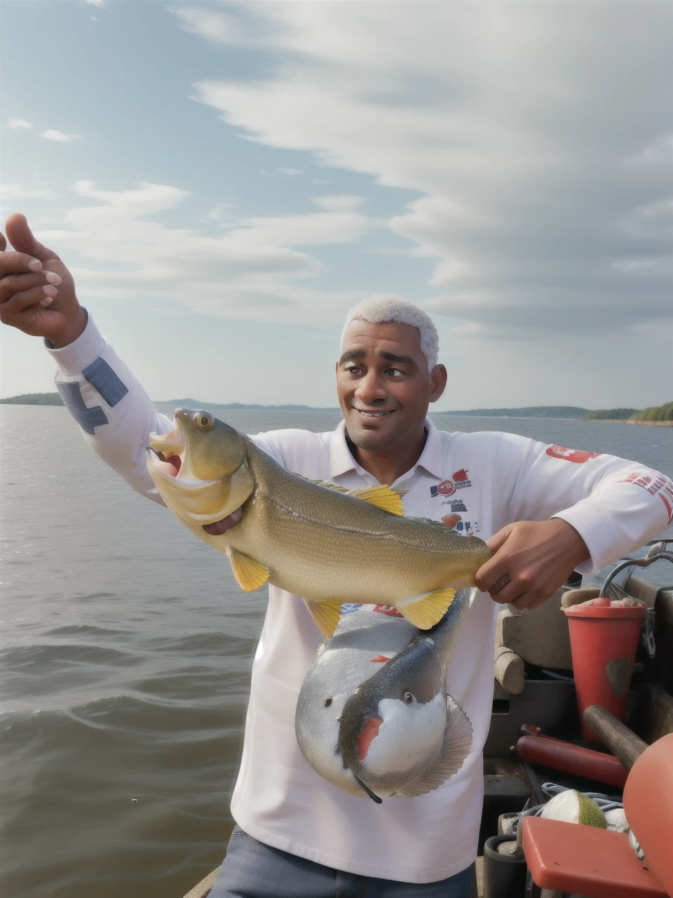Make the man fishing