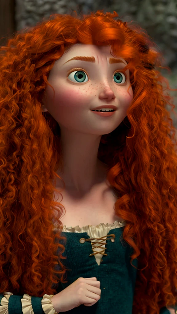 (Merida Brave  and 1 man, couple, having sex)))