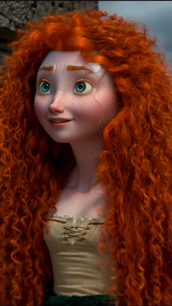 (Merida Brave  and 1 man, couple, having sex)))