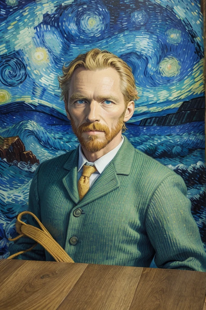 Obra de van gogh cor roxa