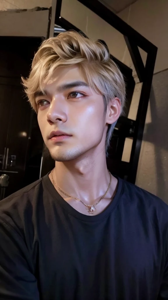 chico, taehyung , realista ,obra maestra, mejor calidad, serious expression, cara seria, chico, hombre coreano, high resolution, retrato, foto_luz, pelo oscuro, pelo negro, escena oscura