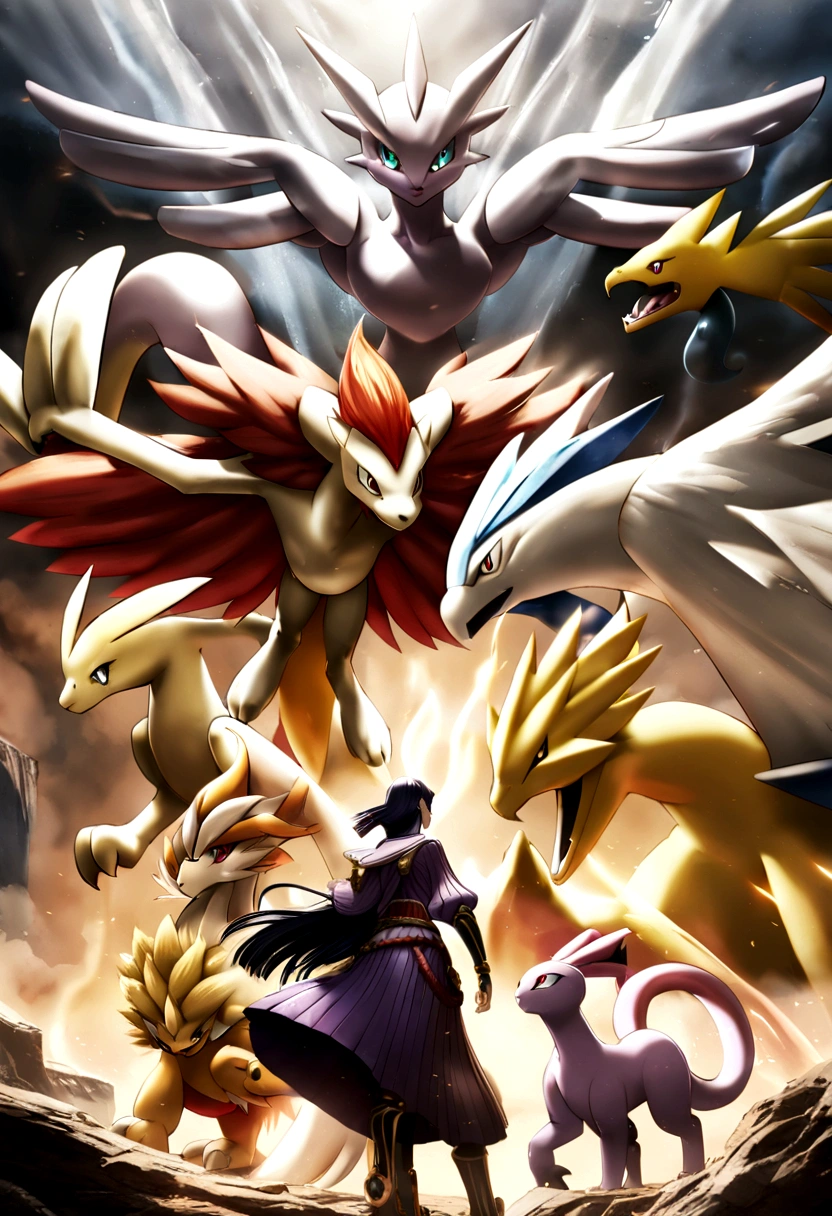 Pokemon mewtwo,lugia,mew,zapdos,moltres,articuno,entei,raikou,suicune