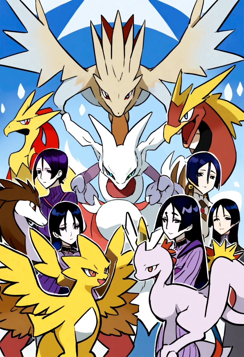 Pokemon mewtwo,lugia,mew,zapdos,moltres,articuno,entei,raikou,suicune