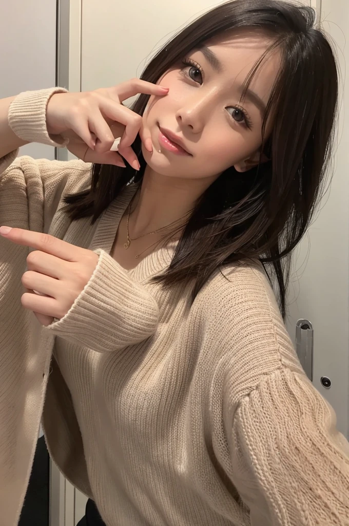 Spreading your with your fingers