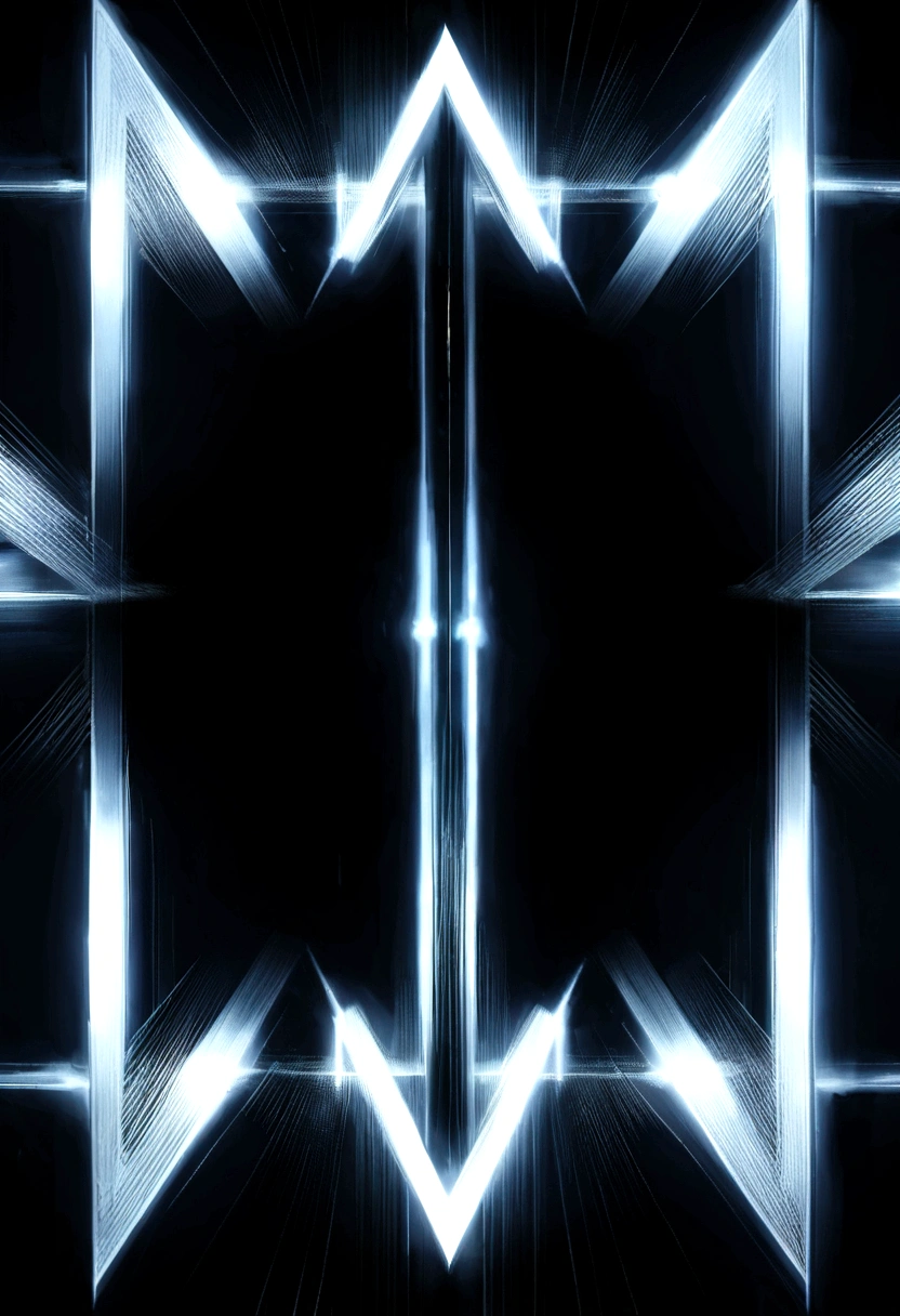 I would like to create a logo for a heavy metal band with the font N.N on a black background and enveloped in electric rays