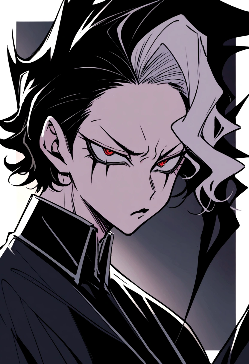 Akira Fudo, Devilman Crybaby, Male, with black clothes