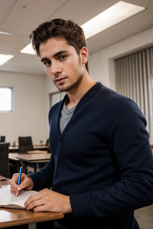 27 year old young man being a professor and not a lawyer