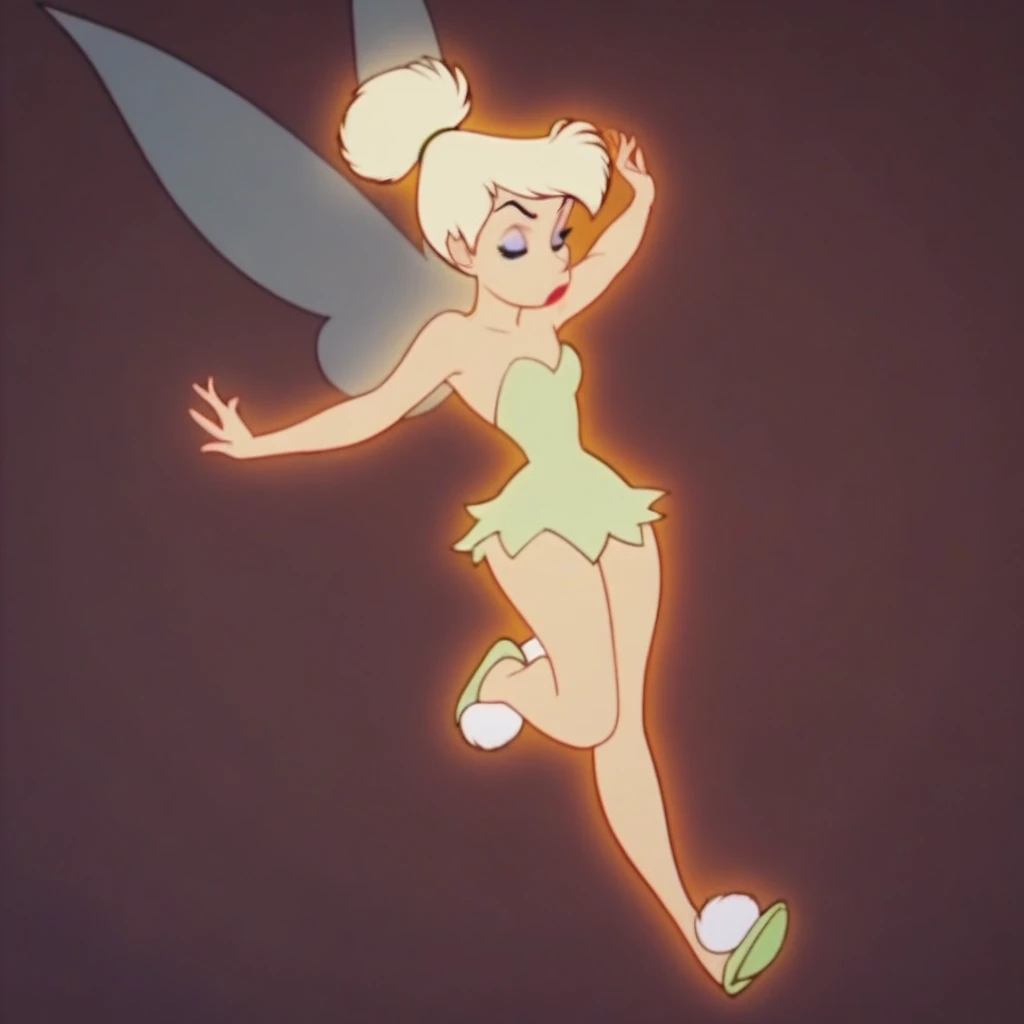 score_9, score_8_up, score_7_up, score_6_up, score_5_up, score_4_up, Tinkerbell, fairy, fairy wings, dancing, medium breasts, wide hips, mini skirt.