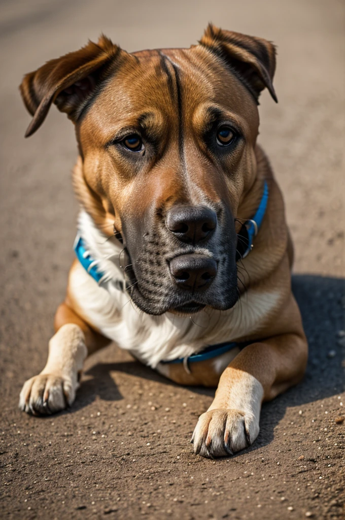 Images of a dog intensely sniffing the ground