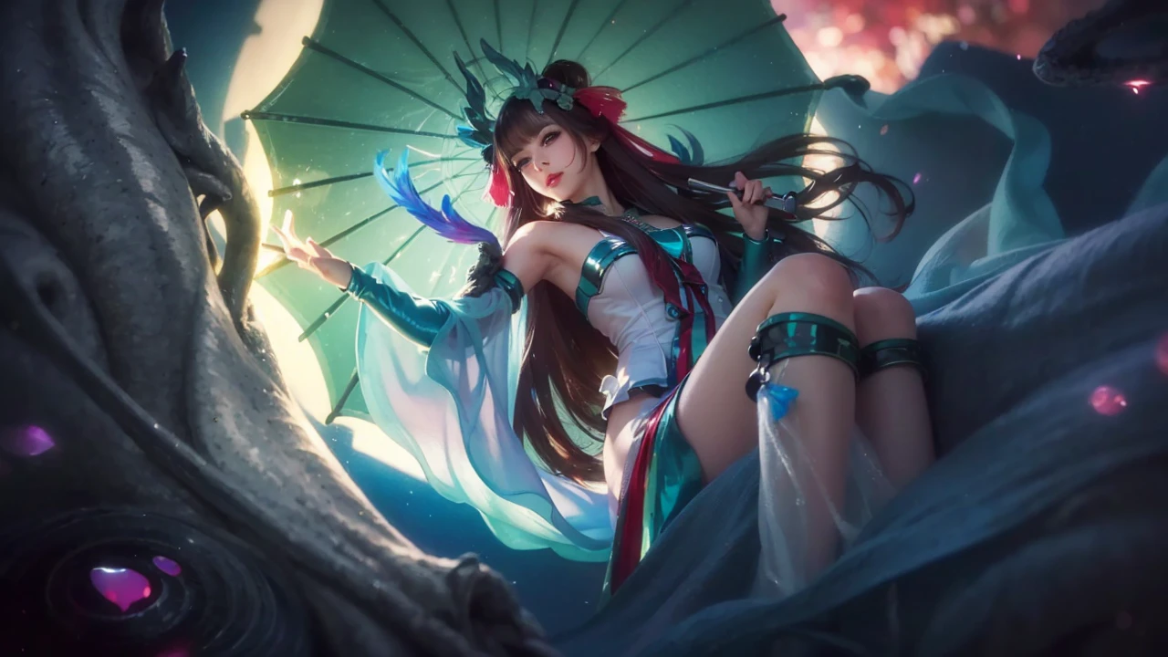 (8k, RAW photo, photorealistic:1.25) ,( lipgloss, eyelashes, gloss-face, glossy skin, best quality, ultra highres, depth of field, chromatic aberration, caustics, Broad lighting, natural shading,) looking at viewer with a serene and goddess-like happiness