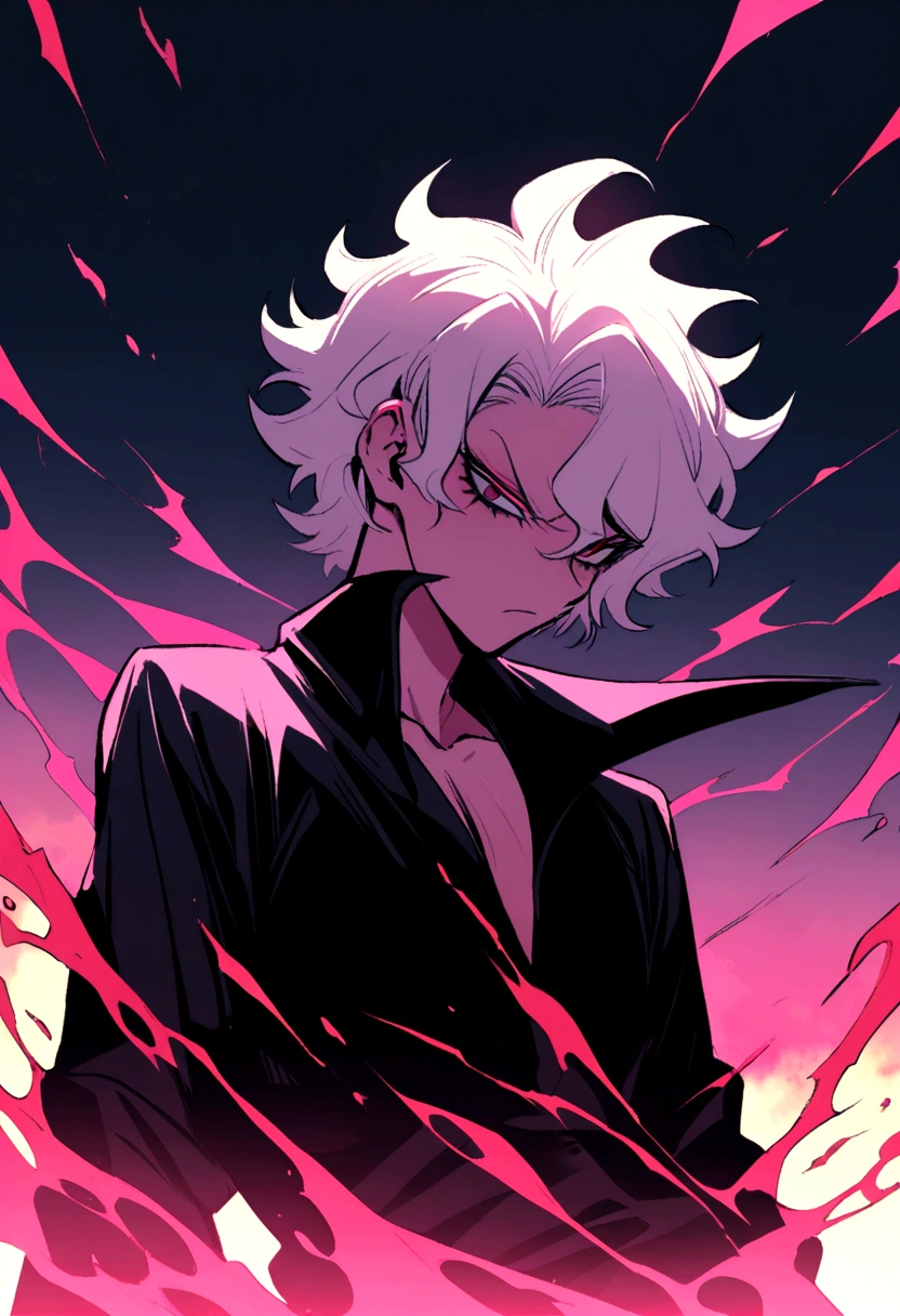 Akira Fudo, Devilman Crybaby, Male, with black clothes