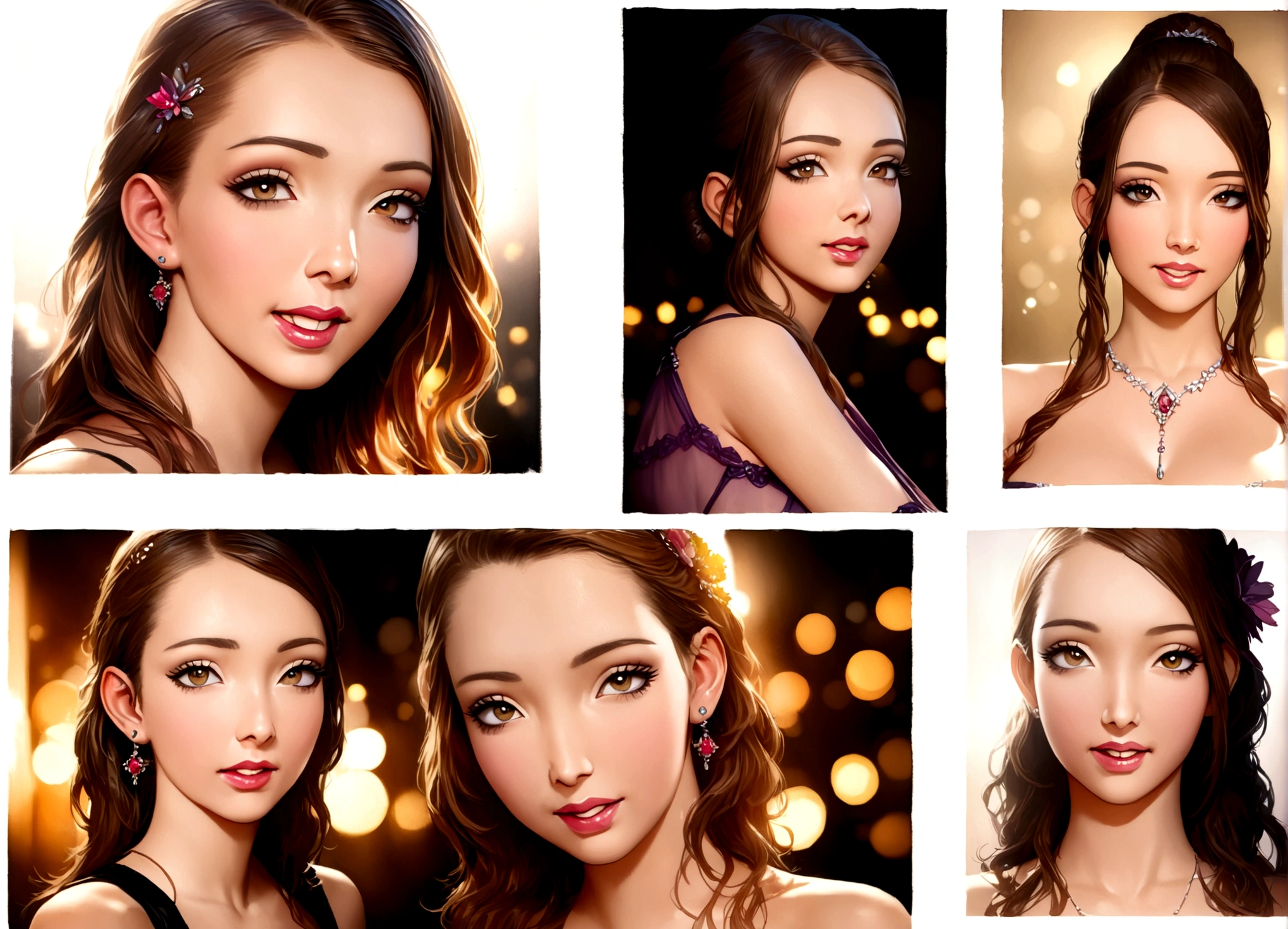 A lovely woman, beautiful detailed eyes, beautiful detailed lips, extremely detailed face, long eyelashes, sheer shimmering over exposed evening dress, dancing, enjoying herself, gala, bright flowers, fairyland, (best quality,4k,8k,highres,masterpiece:1.2),ultra-detailed,(realistic,photorealistic,photo-realistic:1.37),HDR,UHD,studio lighting,extreme detail description,professional,vivid colors,bokeh,concept art