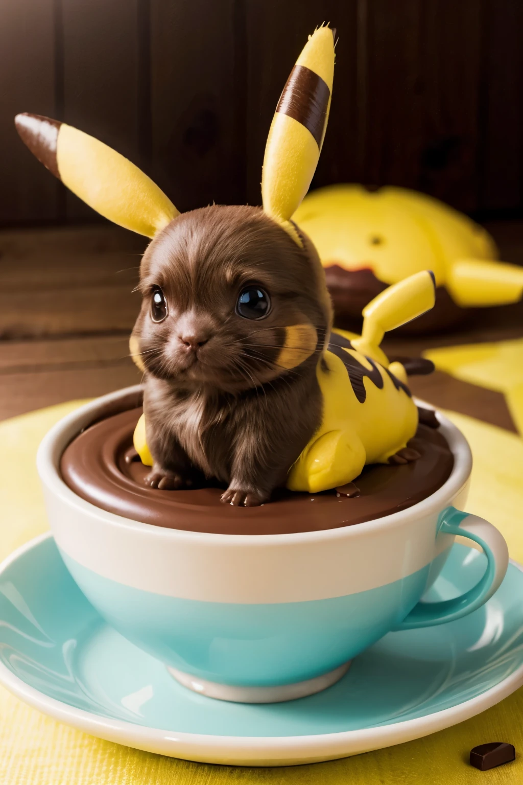 A CHOCOLATE PIKACHU